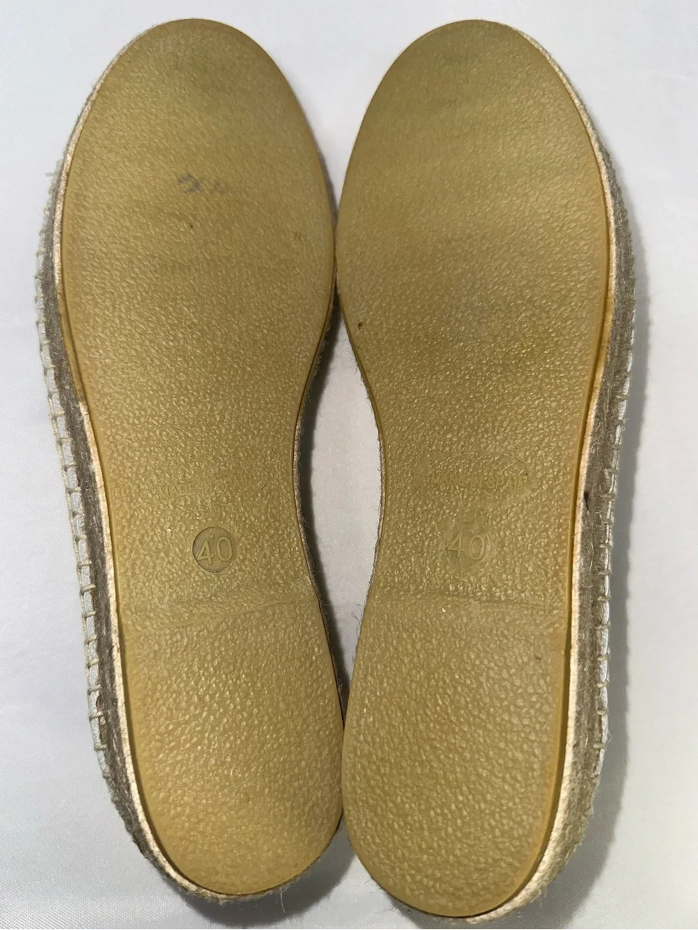 Dalson Espadrilles Boho Hippie Cottagecore White Leather Platform Sneaker Sz 9